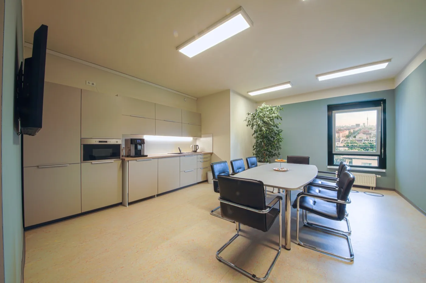 Gemeinschaftsküche im Coworking Space WorkLoft73C